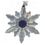 Swarovski Crystal Snowflake Ornament 1998