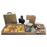 Film Projectors and 16mm Film Reels Lot