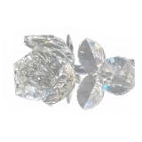 Swarovski Crystal Rose Figurine with Box