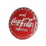Coca-Cola Metal Thermometer 12ï¿½ Diameter