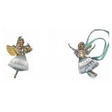 Swarovski Crystal Angel Ornaments Set of 2