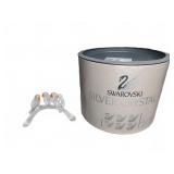 Swarovski Silver Crystal Four Parrots Figurine