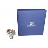 Swarovski Crystal Flower Figurine with Box