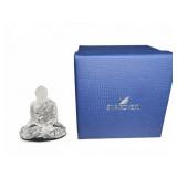 Swarovski Crystal Buddha Figurine with Box