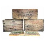 Wooden Ammunition Crates and Box Ends