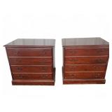 Wood 3-Drawer Chests Filing Cabinets