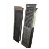8 Wooden Shutters, Tallest 14'x62'