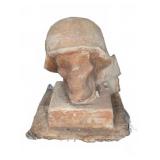 13' Tall Bust with Helmet Silicone Mold