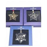 Swarovski Crystal Snowflake Ornaments Set