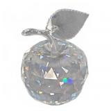 Swarovski Silver Crystal Apple Figurine