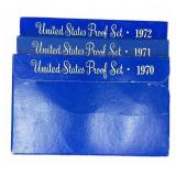 United States Proof Set Lot (1970-1972)