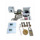 Lot: Razors, Locks, Sharpeners, Tech