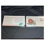 1992 Father Christmas Coin and First Day Cover