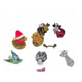 Swarovski Figurine Lot, Broken or Missing Pieces