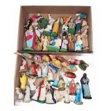 Painted Nativity Scene Figurines