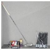 Golf Putter, Grips, and Golf Ball Set
