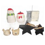 Holiday Themed Ceramic and Decor Lot