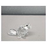 Swarovski Silver Crystal Beaver Figurine