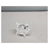 Swarovski Silver Crystal Pig Figurine