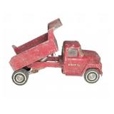 ERTL Red Pressed Steel Dump Truck