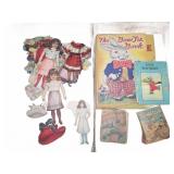 Paper Doll Cutouts and Children's Books Lot