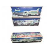 3 Hess Toy Trucks in Original Boxes