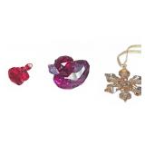 Swarovski Crystal Figurines and Ornament Set