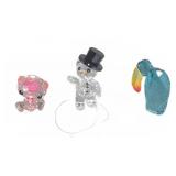 Swarovski Crystal Figurines Set of 3