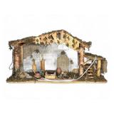 16 Piece Wood Crï¿½che and Accessory Set