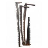 Four Crosscut Logging Saws
