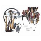 Hand Tools Lot with Screwdrivers