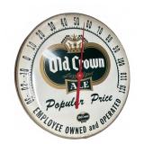 Old Crown Ale 12' Metal Thermometer