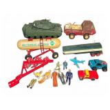 Toy Vehicles and Figures Lot