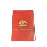 Royal Australian Mint Coin Set in Red Case