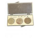 Three Indian Head Cent Coins 1883, 1887