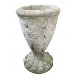 Cast Stone Garden Urn, 12' Diameter, 21' Tall