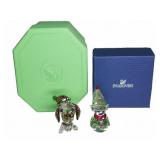 Swarovski Crystal Holiday Figurines Set
