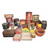 Advertising and Product Tins Lot
