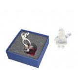 Swarovski Crystal Santa and Ornament Set