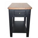 Wood Side Table with Drawer 16ï¿½25.5'