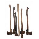 4 Assorted Axes and handles