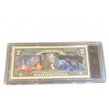 $2 Project Mercury Space Race Note Uncirculated