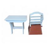 Three-Piece Painted Wood Furniture Set