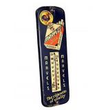 Marvels Cigarettes Metal Thermometer 4'x12'