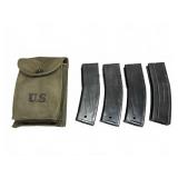 U.S. Carbine Magazine Pouch w/ 4 Mags *NON-NYS