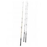 Three Fishing Rods 78", 84", 101" (2 Pc)