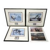 Framed Waterfowl Stamp Prints and Art Lot