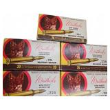 Weatherby .224 Magnum 100 Rounds, 5 Boxes