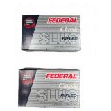 Federal Classic 12GA Slug Ammo, 10 Rounds