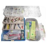 Fishing Tackle Box with Lures and Accessories
